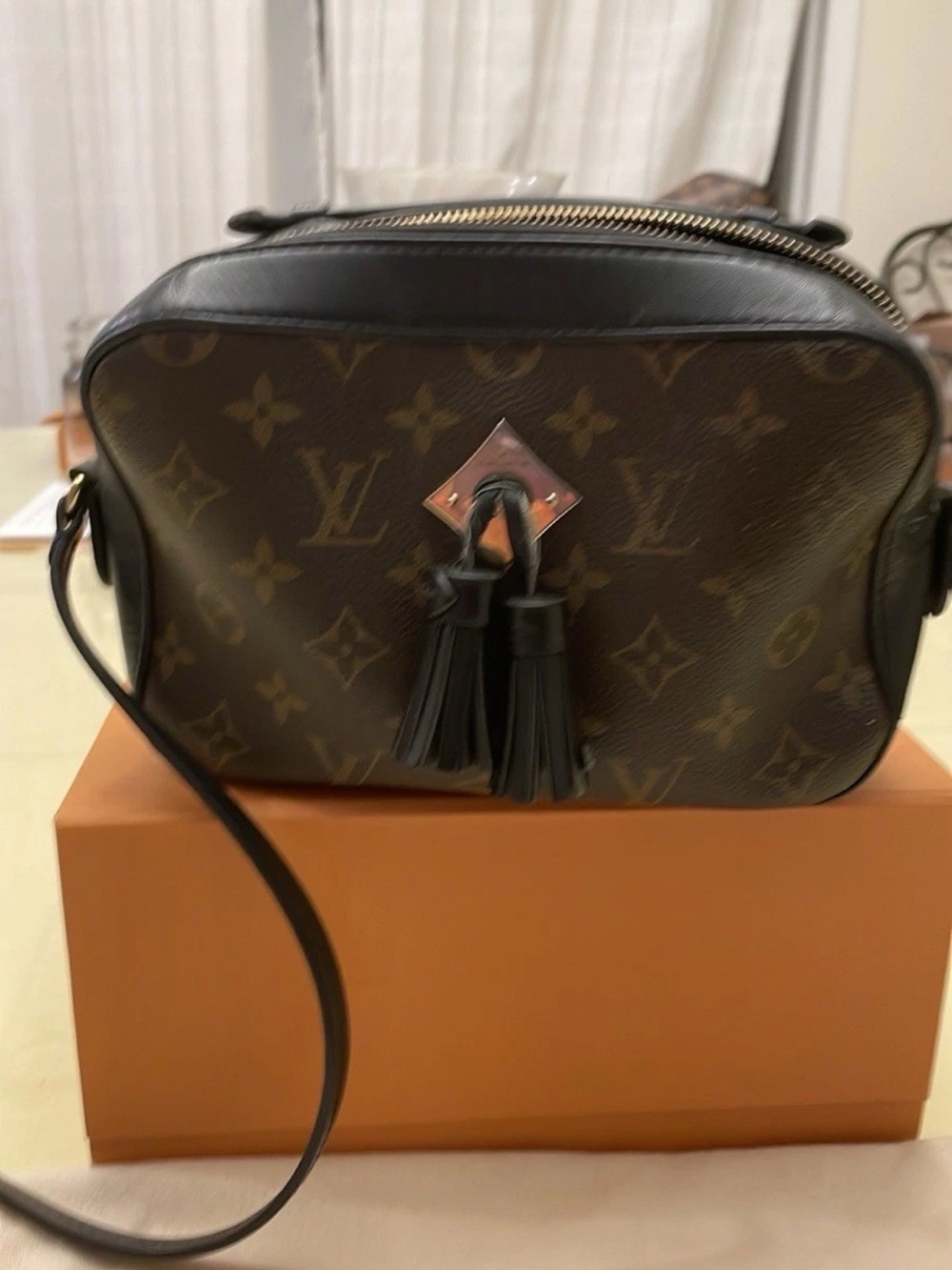 Louis Vuitton Monogram Saintonge Tassel Crossbody Bag
